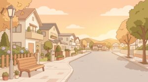 流山おおたかの森の街並みと、結婚相談所で婚活を始める人のイメージ
